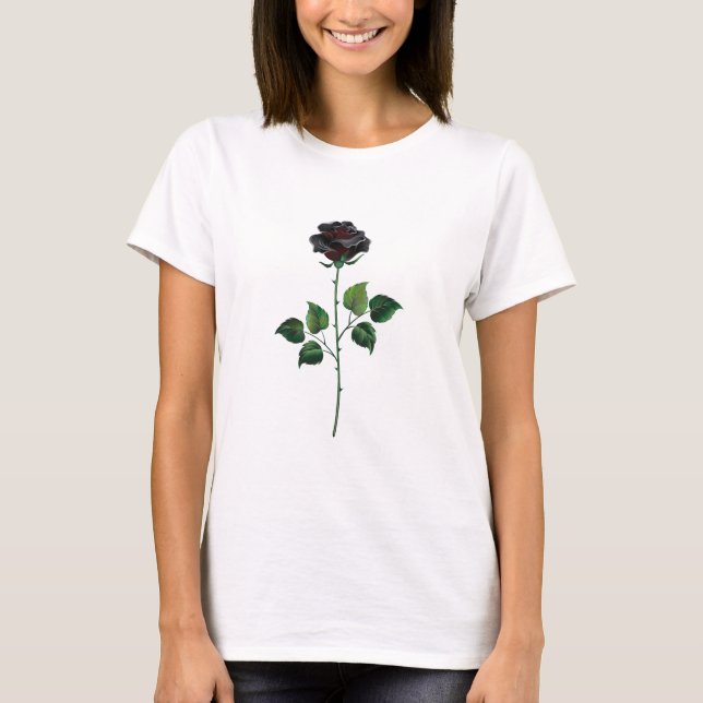 Camiseta Rosa preto (Frente)