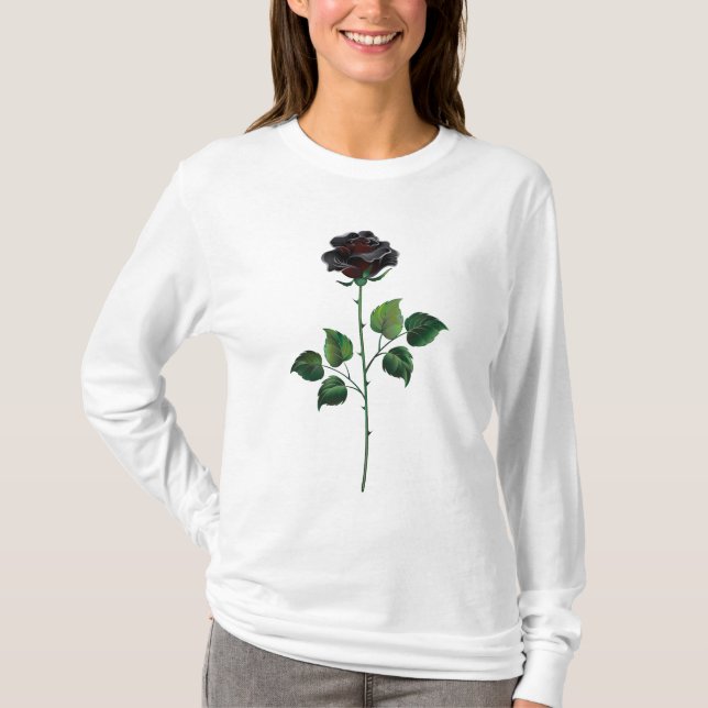 Camiseta Rosa preto (Frente)
