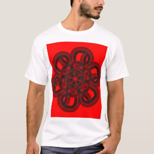 Camiseta rosa preto