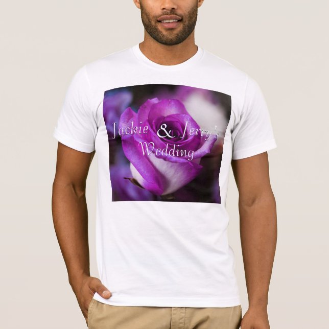 Camiseta Rosa púrpura (Frente)