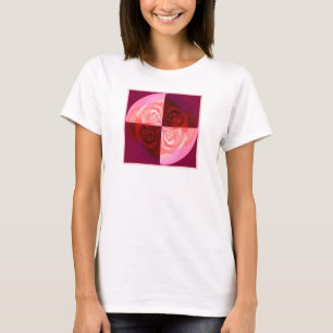 Camiseta Rosa Quarter T-Shirt