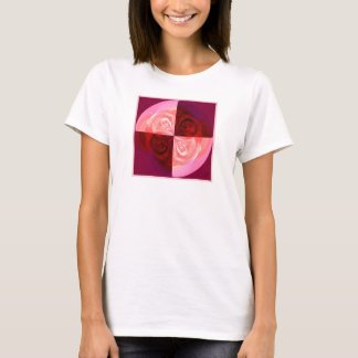 Camiseta Rosa Quarter T-Shirt