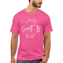Rosa Quente Branco Chic Doodle Moderno Script Doce