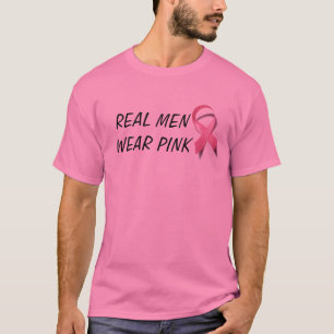 Camiseta Rosa real do desgaste de homens