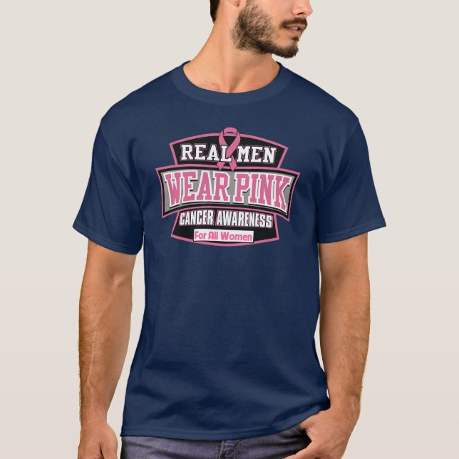 Camiseta Rosa real para todas as mulheres - cancro da mama (Frente)
