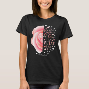 Camiseta Rosa religiosa cristã verte mulheres