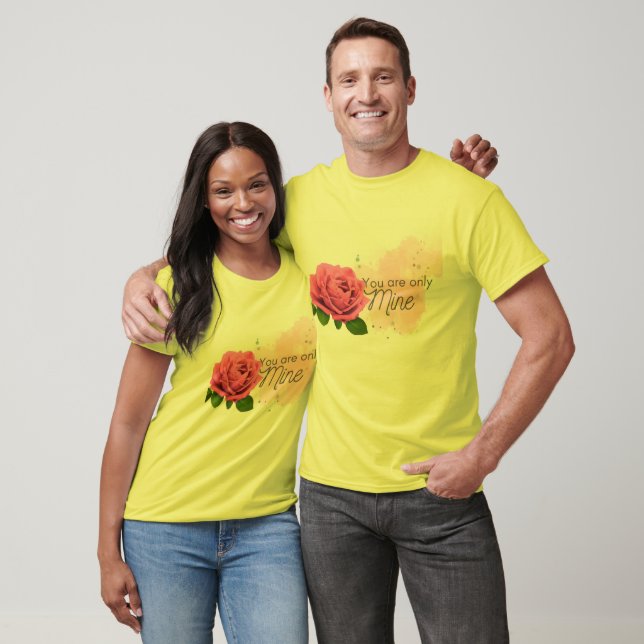 Camiseta Rosa rosa com texto  (Unissex)