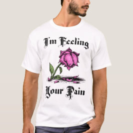 Camiseta Rosa Rosa em Desespero
