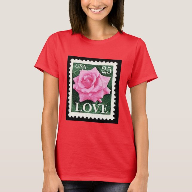 Camiseta Rosa Rosa Rosa Amor (Frente)