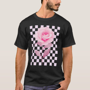 Camiseta Rosa Rosa Rosa-Rosa Estética Pastel Dinamarquês