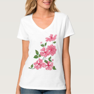 Camiseta Rosa Rosa Rosa Selvagem