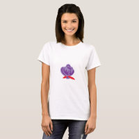 Rosa Roxo Art ・ Impressão Floral vívido