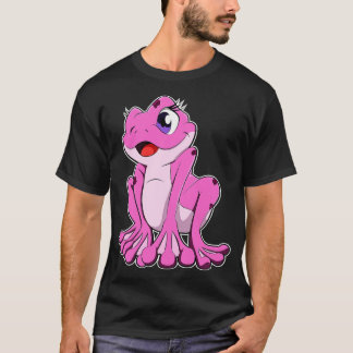 Camiseta rosa sapo