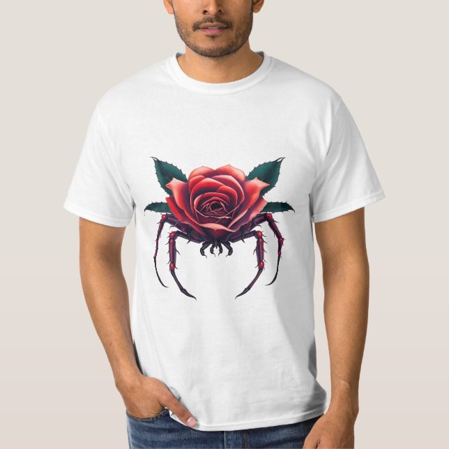 Camiseta Rosa Spider (Frente)