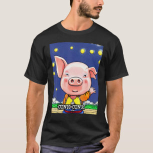 Camiseta Rosa Suíno-Suíno-Cinzento-Rosa 16