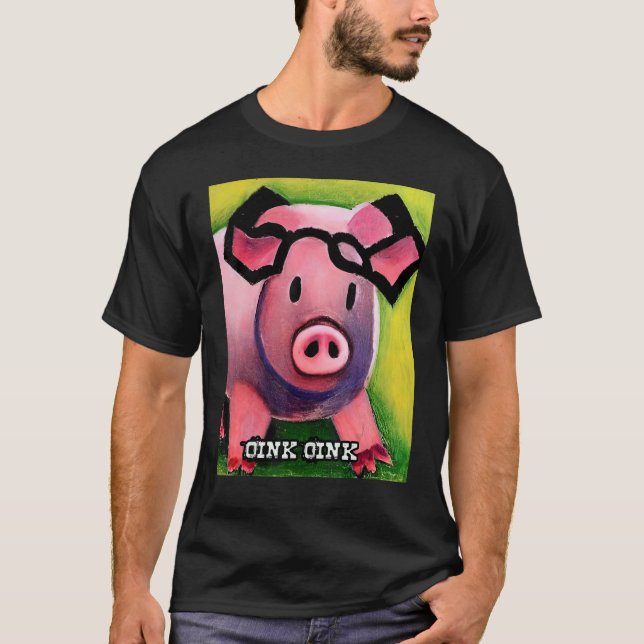 Camiseta Rosa Suíno-Suíno-Rosa 65 (Frente)