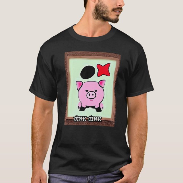 Camiseta Rosa Suíno-Suíno-Rosa-Rosa 55 (Frente)
