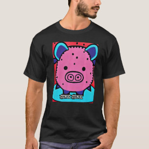 Camiseta Rosa Suíno-Suíno-Suíno-Cujo Rosa 3