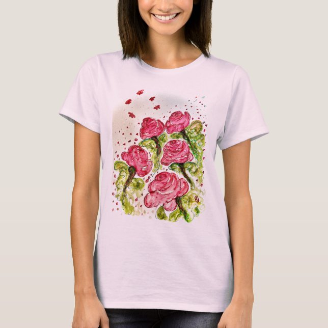 Camiseta Rosa T-Shirt (Frente)