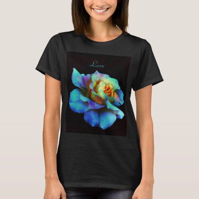 Camiseta Rosa Tinado de Tartaruga (Frente)