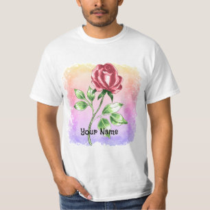 Camiseta Rosa Vermelha