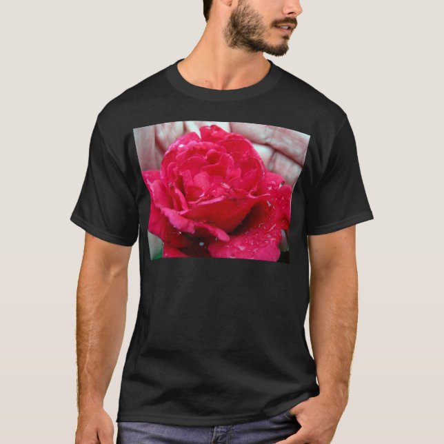 Camiseta Rosa vermelha (Frente)