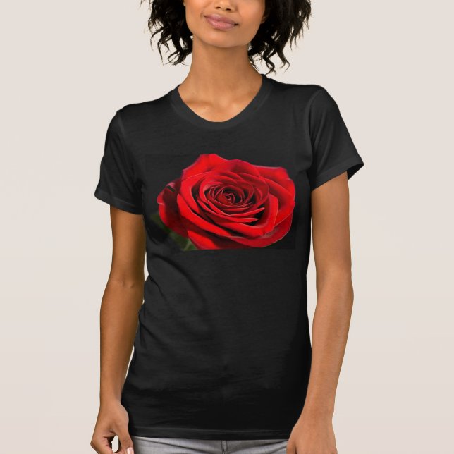 Camiseta Rosa vermelha (Frente)
