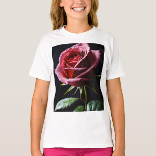 Camiseta Rosa vermelha
