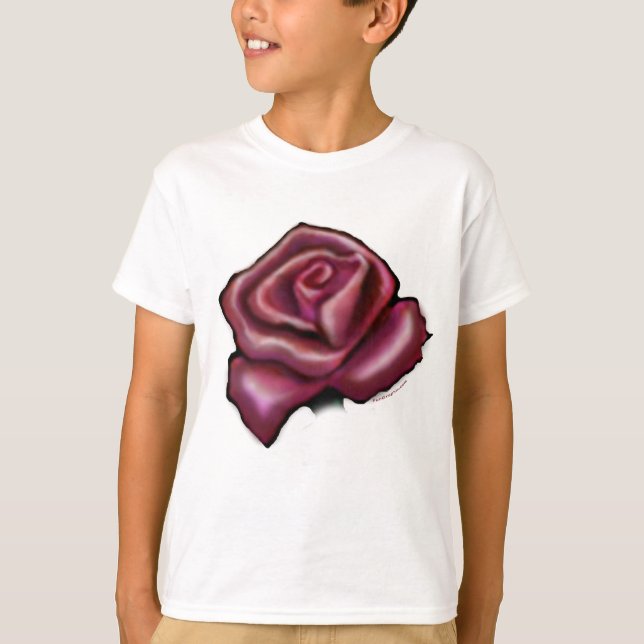 Camiseta Rosa vermelha (Frente)