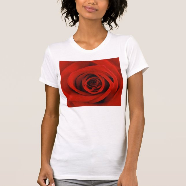 Camiseta Rosa vermelha (Frente)