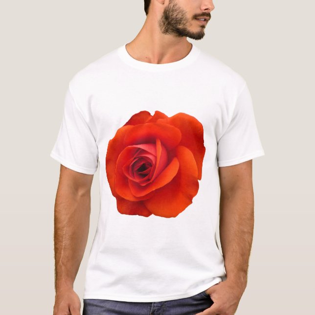 Camiseta Rosa vermelha (Frente)