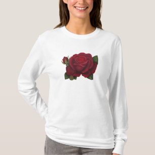 Camiseta Rosa vermelha