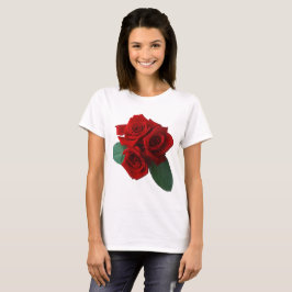 Camiseta Rosa vermelha
