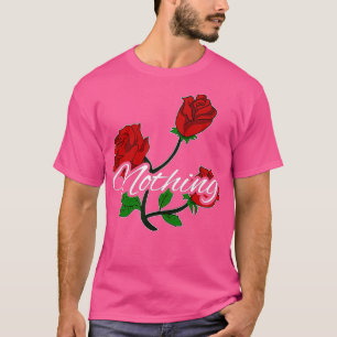 Camiseta Rosa vermelha das mulheres cortantes do Rosa I