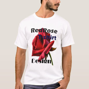 Camiseta Rosa vermelha T-Shirt