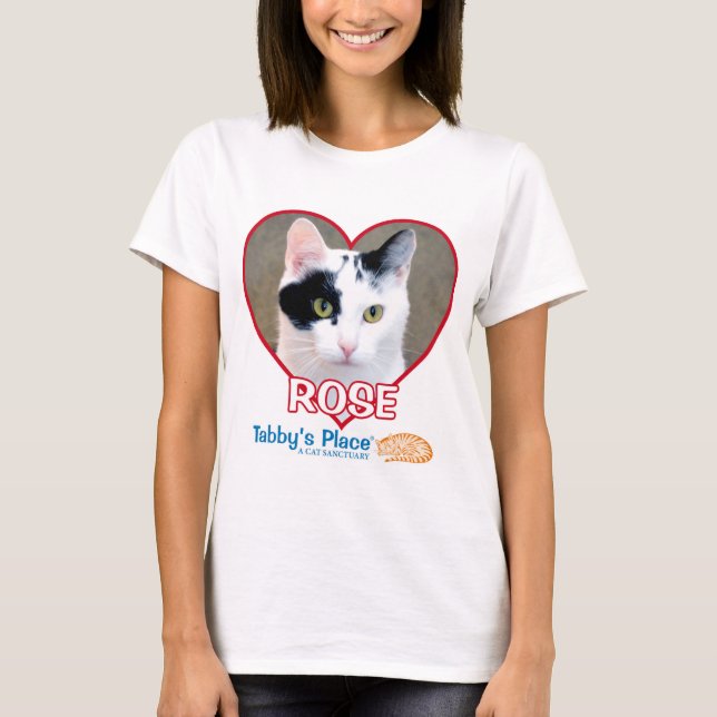 Camiseta Rosa - White Women's Jersey Tee (Frente)