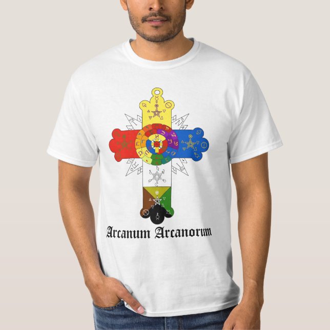 Camiseta RosaCruz Hermética Arcanum Arcanorum (Frente)