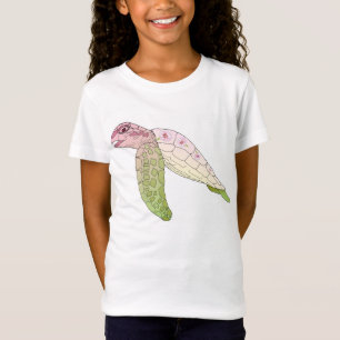 Camiseta Rosado a tartaruga