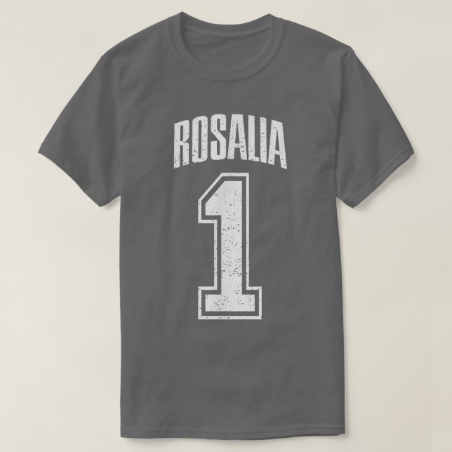 Camiseta Rosalia Supporter Número 1 Maior T-Shirt Do Ventil (Frente do Design)