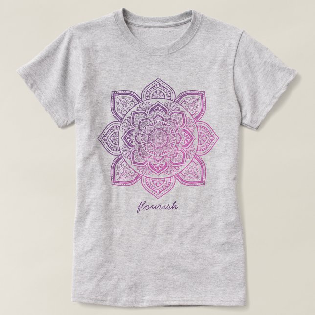Camiseta Rosaline Mandala Personalized T-Shirt (Criador carregado)