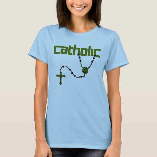 Camiseta Rosário católico (Frente)