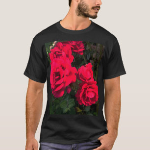 Camiseta Rosário de Rosas Vermelhas