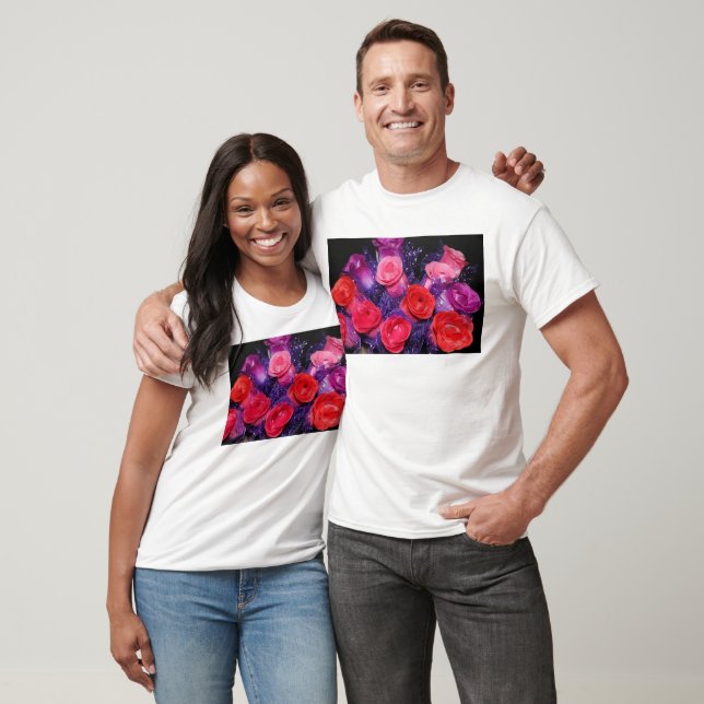 Camiseta Rosas (Unissex)