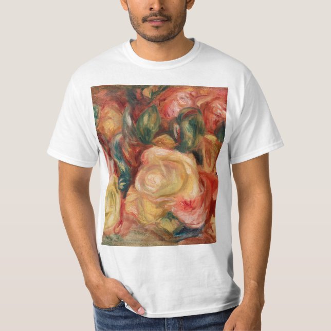 Camiseta Rosas (1912) apresentada por Pierre-Auguste Renoir (Frente)