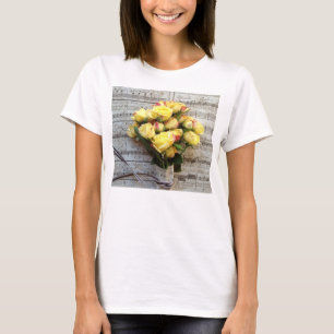 Camiseta Rosas amarelas na música antiga