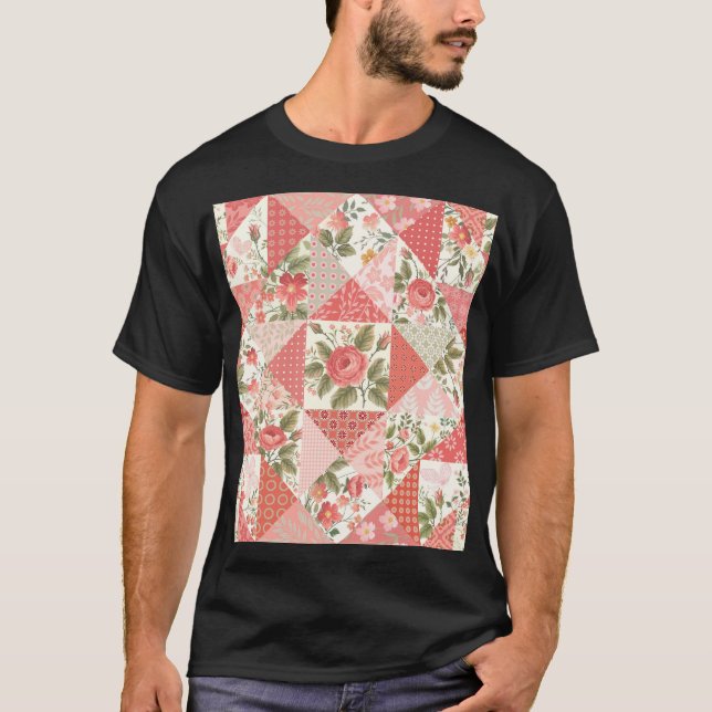 Camiseta Rosas Borboletas Sem Fios (Frente)