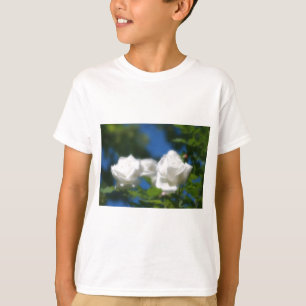 Camiseta Rosas brancas