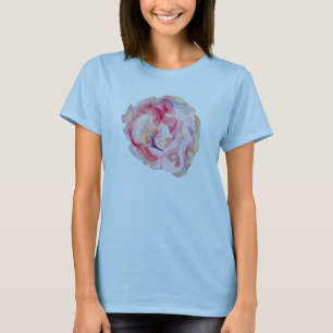 Camiseta Rosas da aguarela do chique