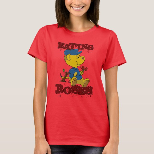 Camiseta Rosas de alimentação Ferald (Frente)
