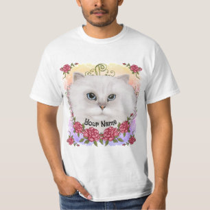 Camiseta Rosas de Gato Persa